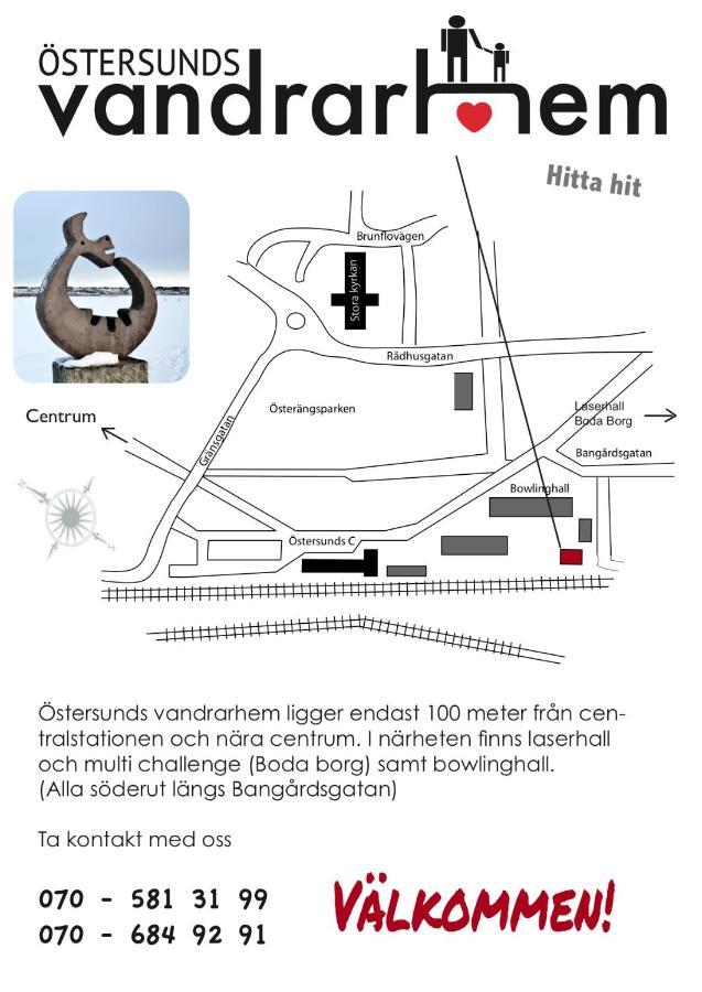 Oestersunds Vandrarhem Östersund Exterior foto